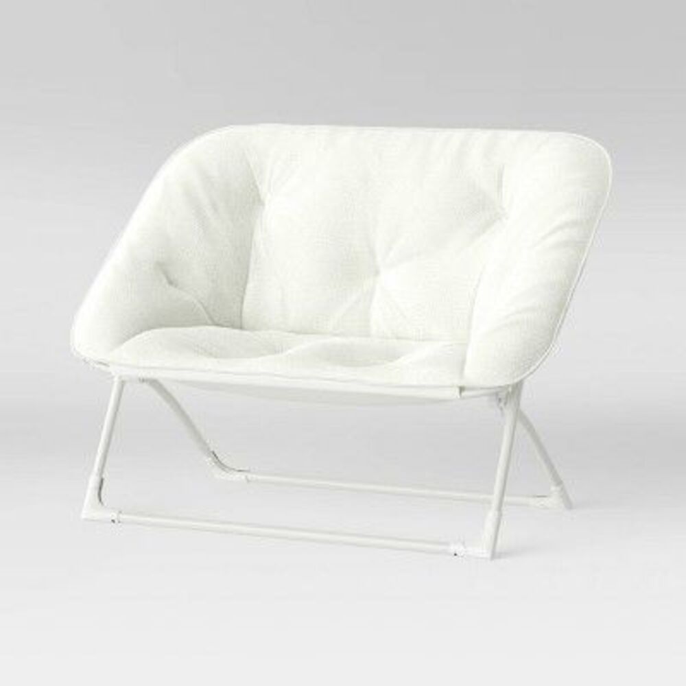 Pillowfort - Folding Dish Loveseat Cream - Pillowfort Cream